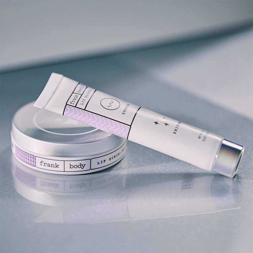 Frank Body Shimmer Lip Duo Scrub and Gloss